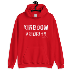 After Christ Kingdom Priority Red Hoodie