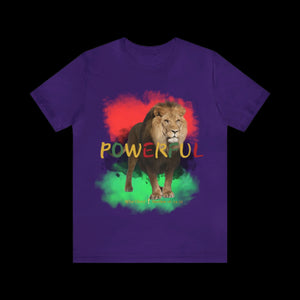 After Christ Powerful Purple T-Shirt