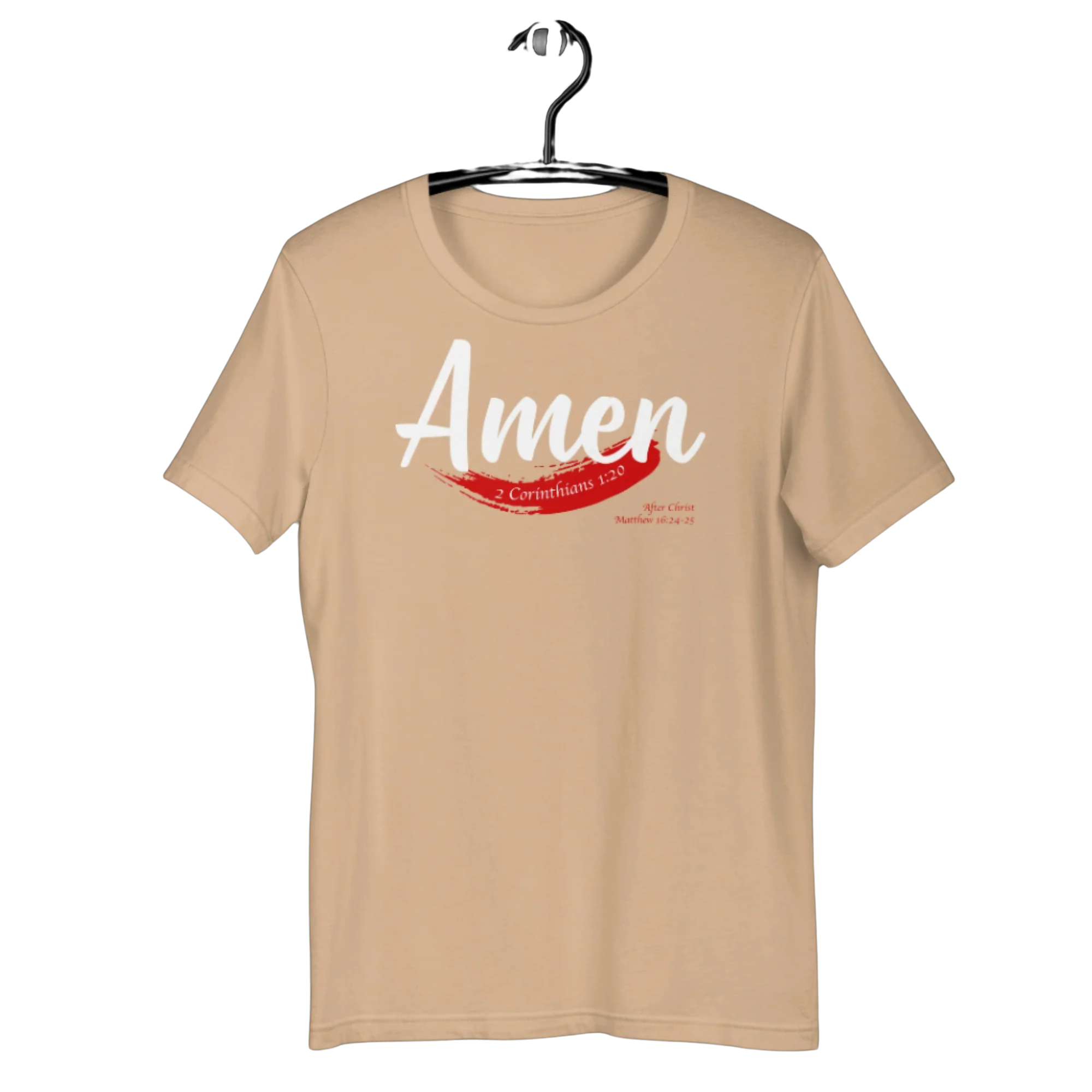 After Christ Amen Tan T-Shirt