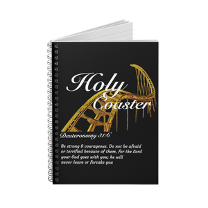 Holy Coaster Black Notes Journal