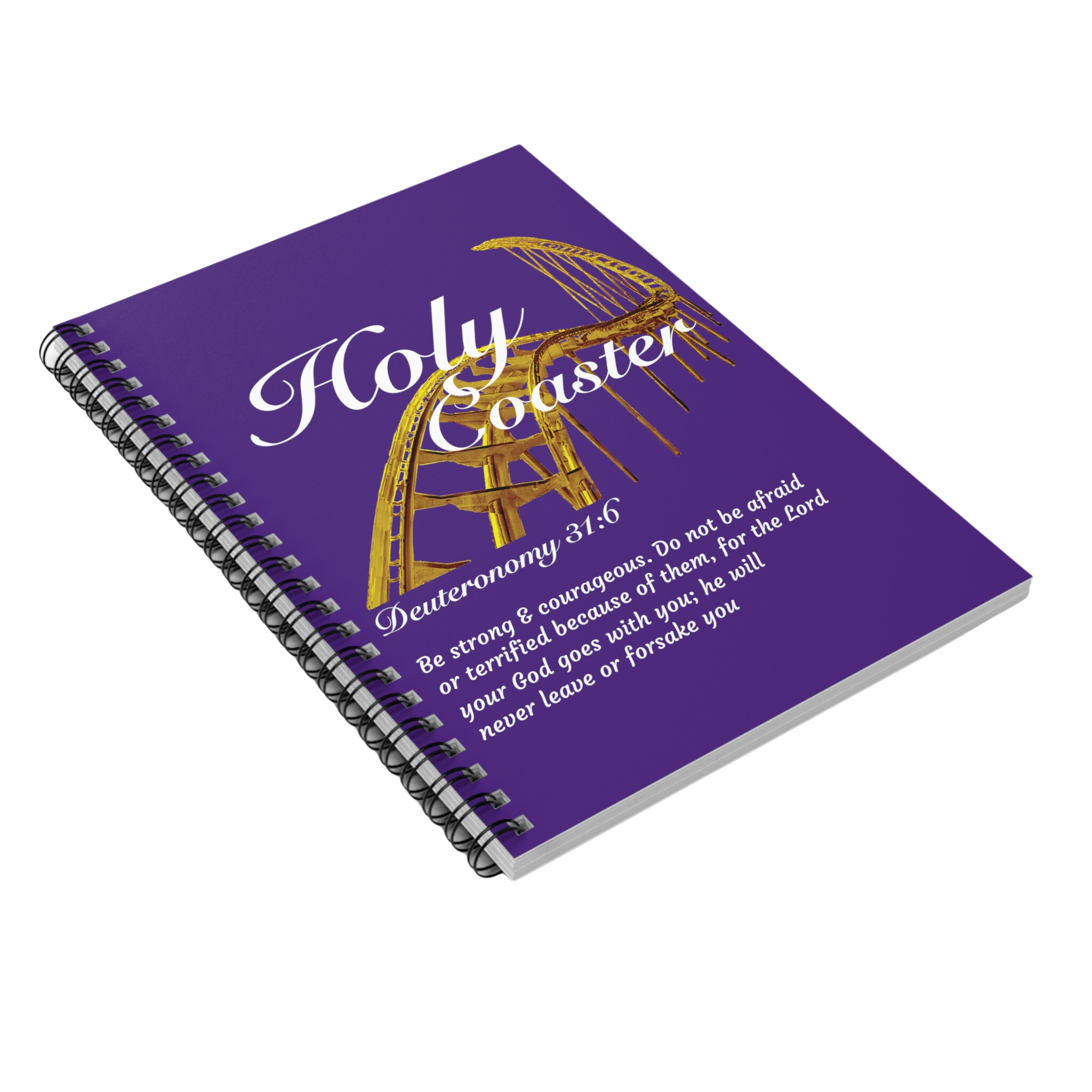 Holy Coaster Purple Notes Journal