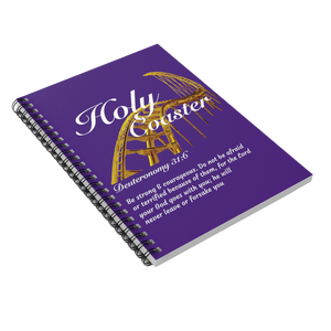 Holy Coaster Purple Notes Journal