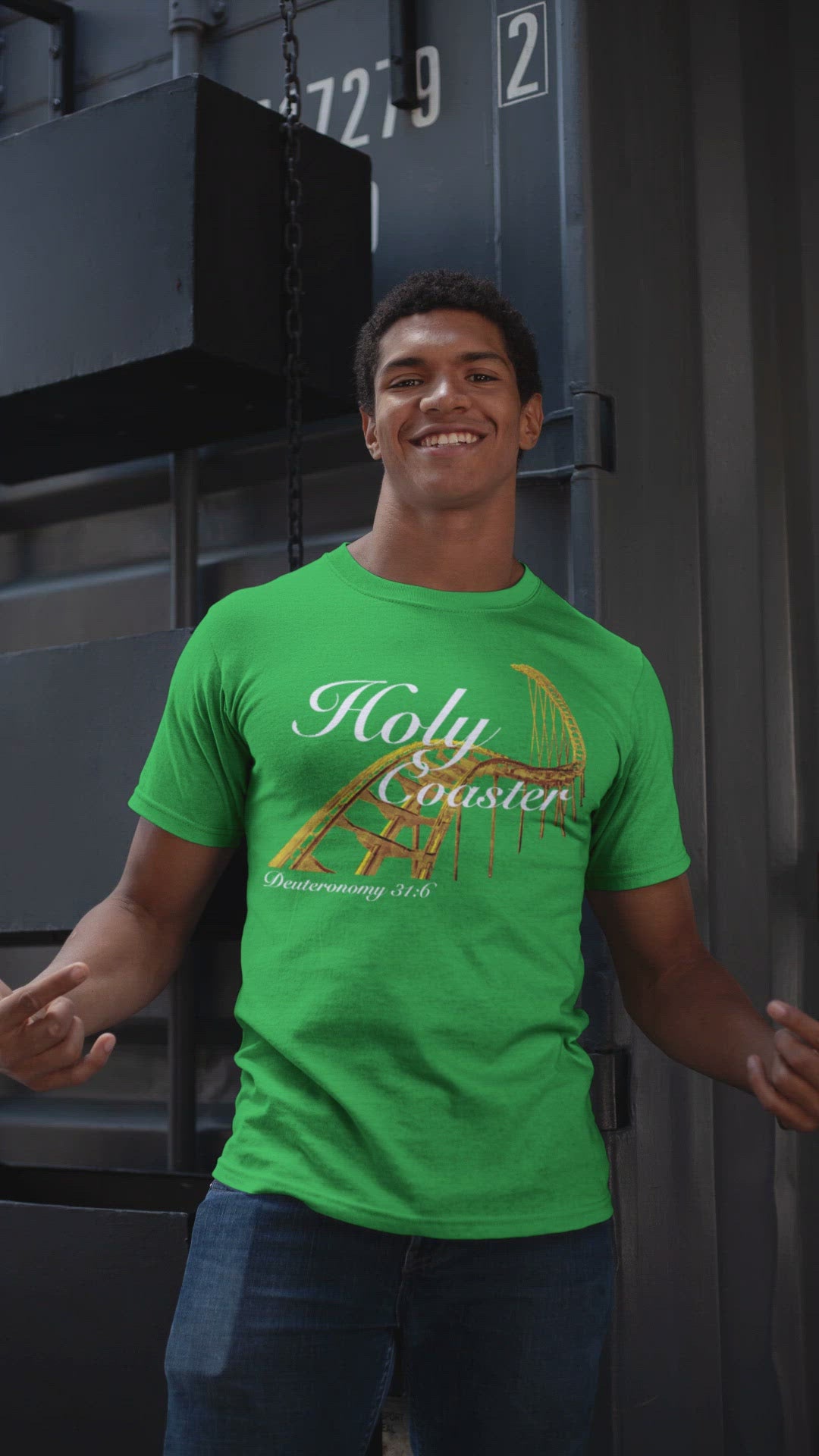 Holy Coaster Green T-Shirt