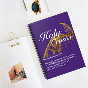 Holy Coaster Purple Notes Journal