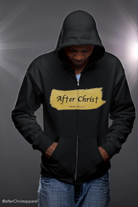 After Christ Full Zip Black Hoodie