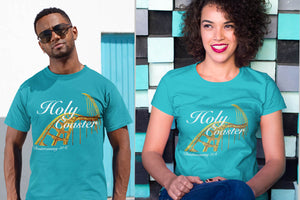 Holy Coaster Teal T-Shirt