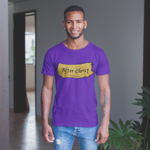 After Christ Purple T-Shirt. Christian T-Shirt