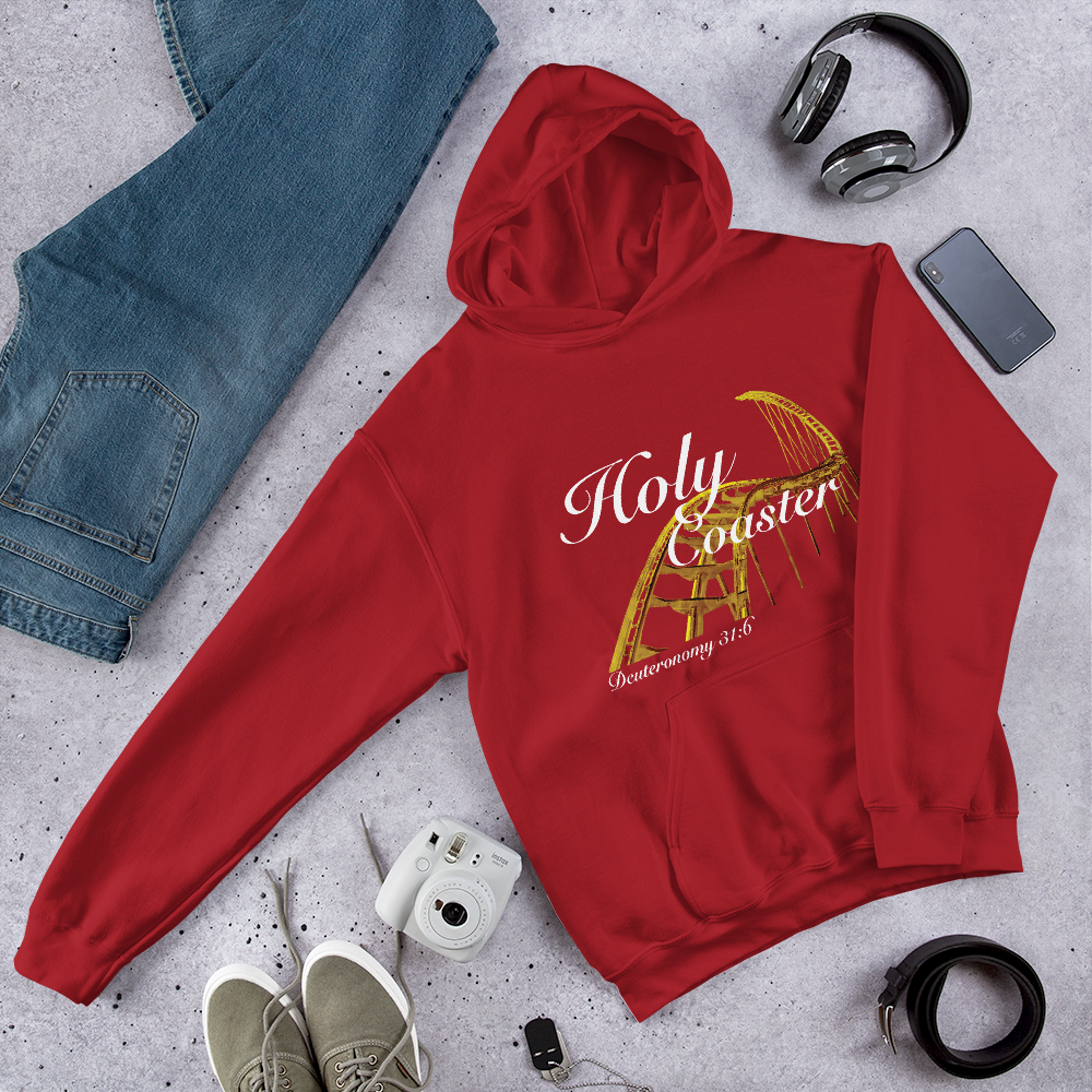 After Christ Holy Coaster Red Hoodie 