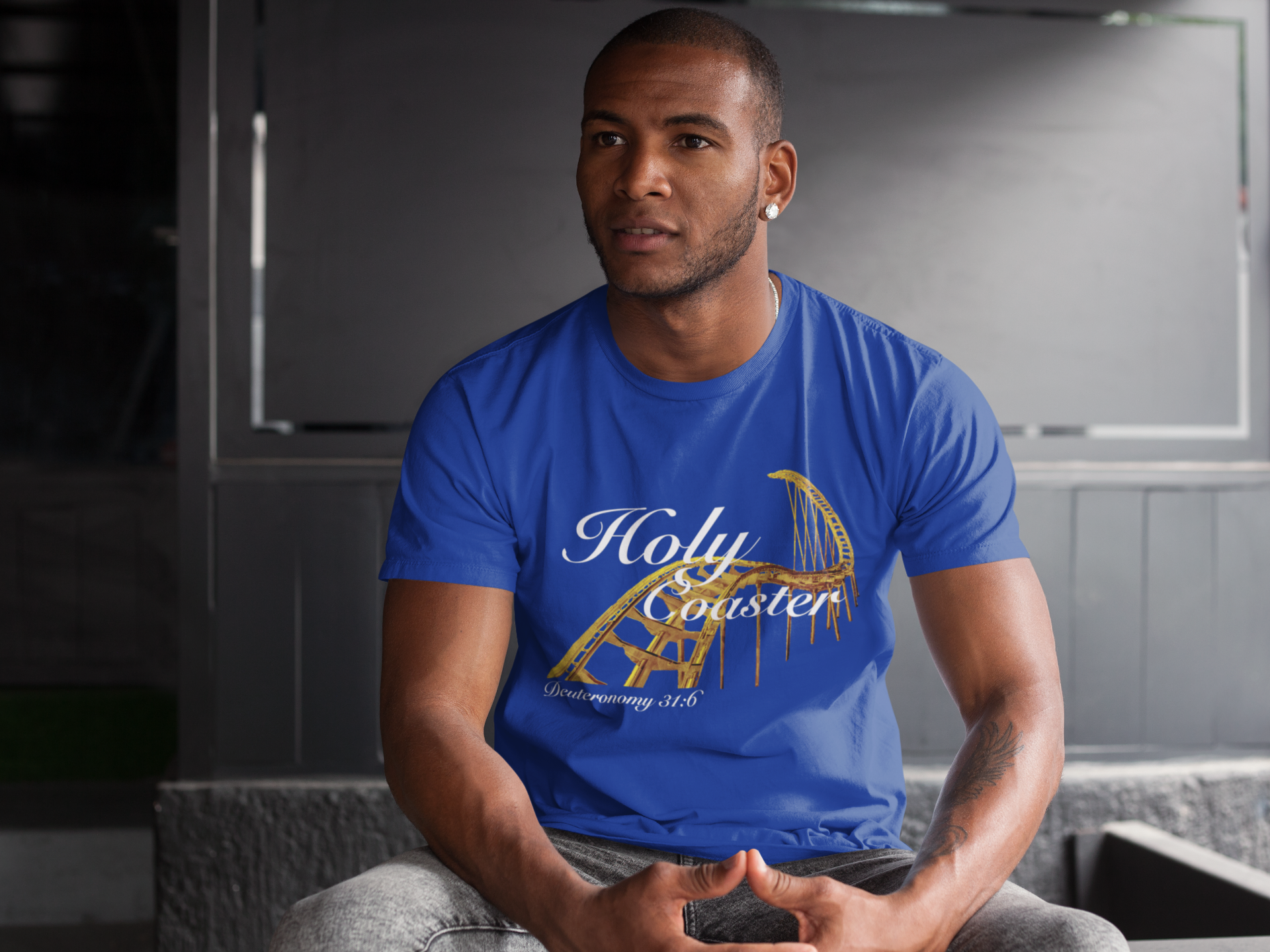 Holy Coaster Royal Blue T-Shirt