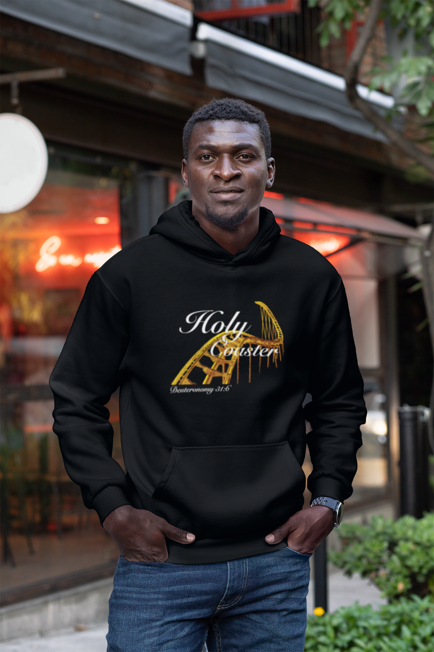 Holy Coaster Black Hoodie