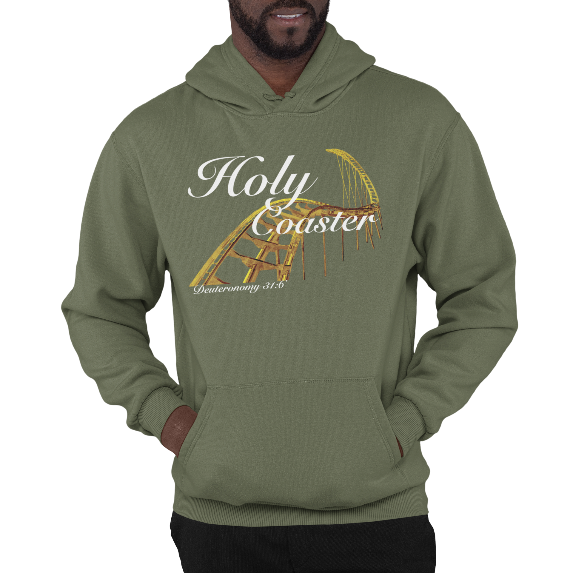 Holy Coaster Military Green Hoodie