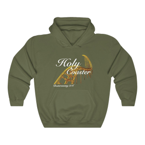 After Christ Holy Coaster Military Green Hoodie