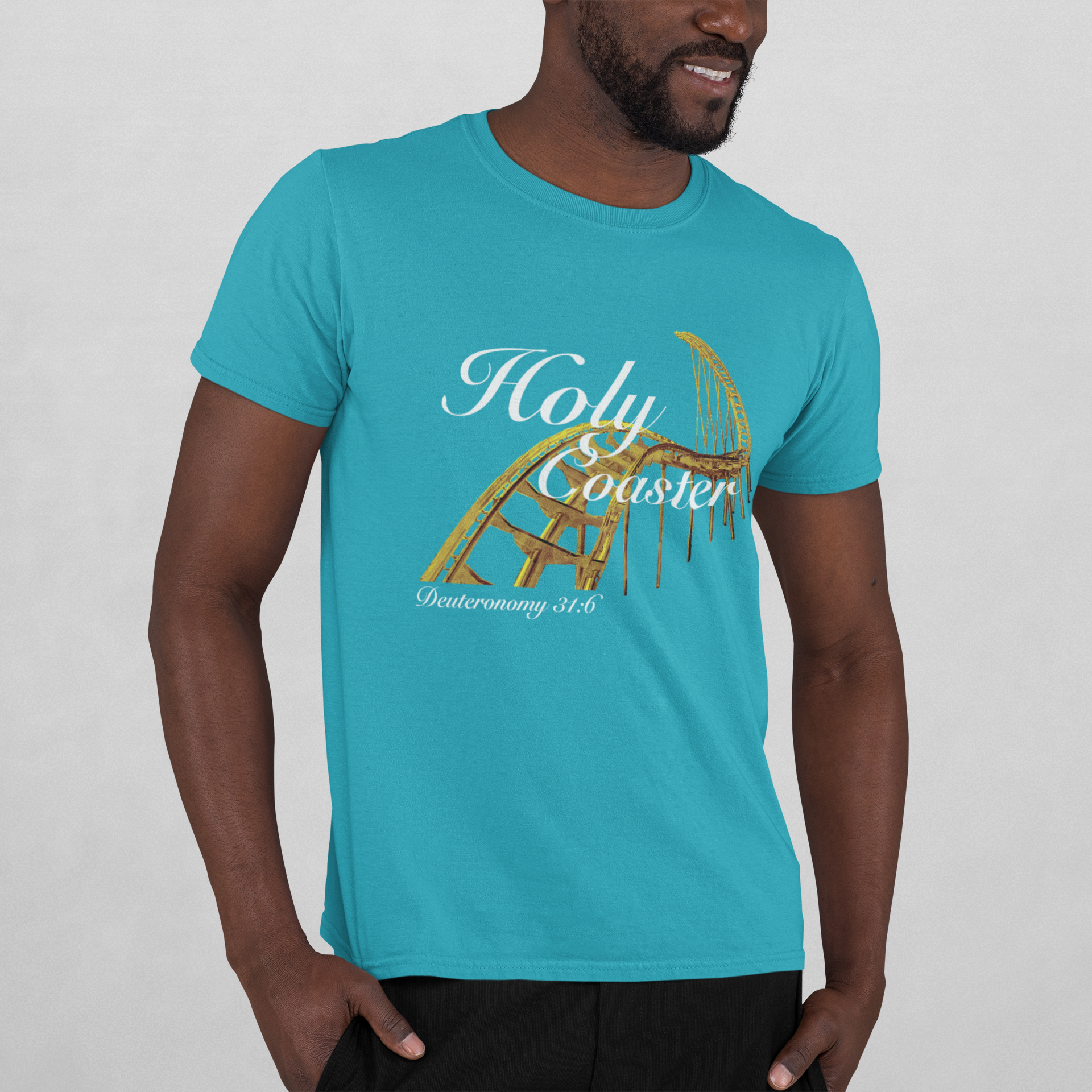 Holy Coaster Teal T-Shirt