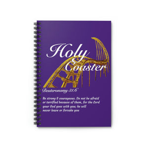 Holy Coaster Purple Notes Journal