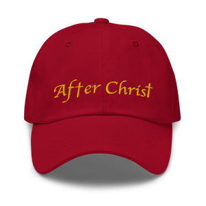 After Christ Red Dad Hat