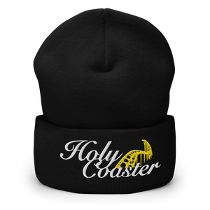 Holy Coaster Black Beanie.Christian Hat