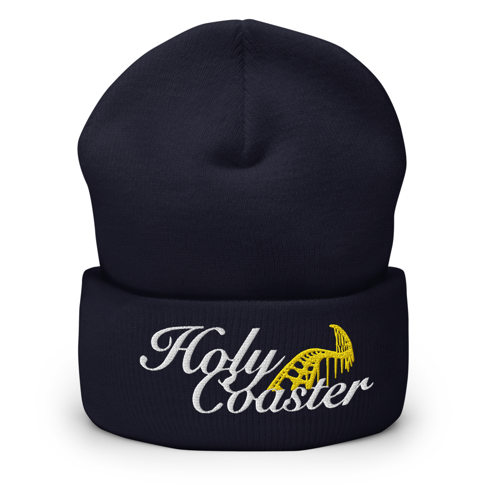 Holy Coaster Navy  Beanie. Christian Hat