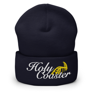 Holy Coaster Navy  Beanie. Christian Hat